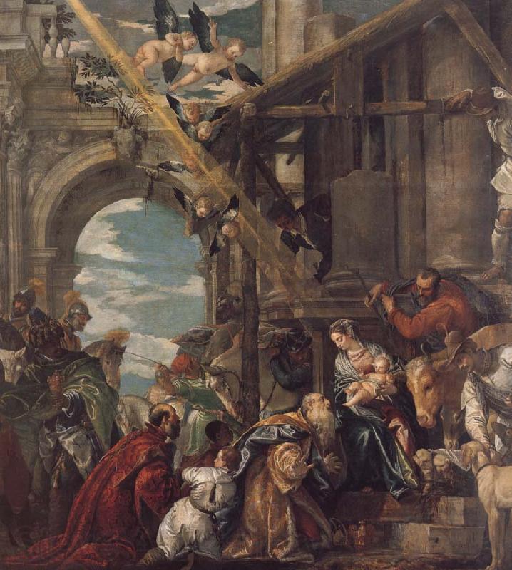 Paolo  Veronese THe Adoration of the Kings Norge oil painting art